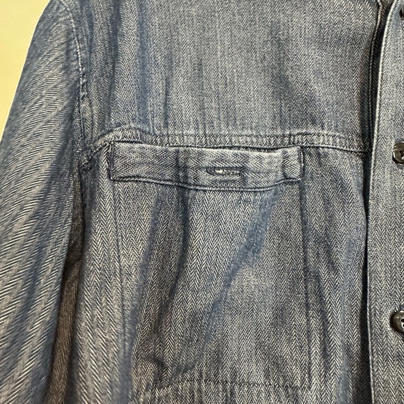 VTG ‘04 Harley Davidson Mens XL Blue Button Up Long Sleeve Denim Embroidered. - Picture 13 of 16